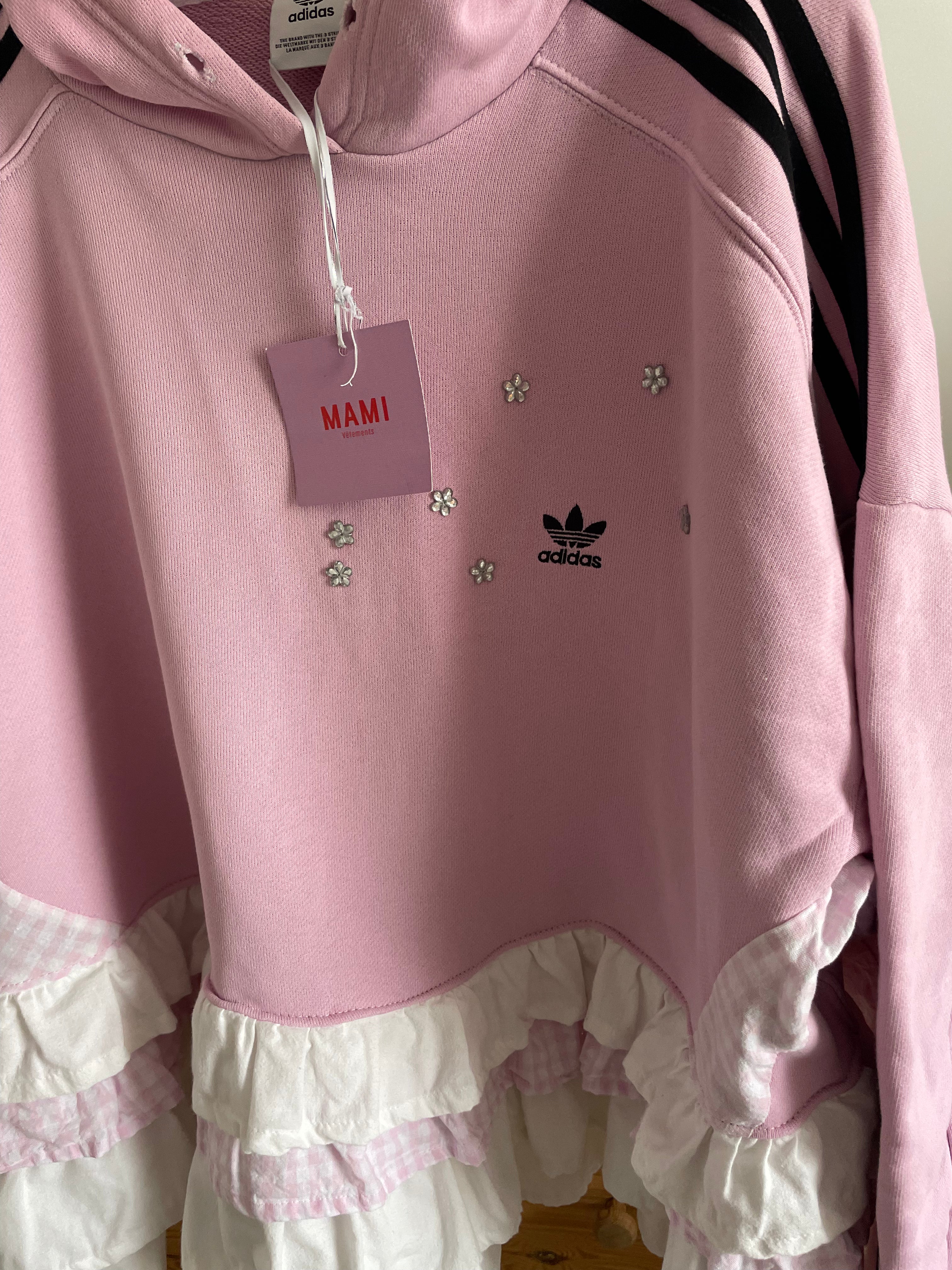 Sweat froufrous rose vichy
