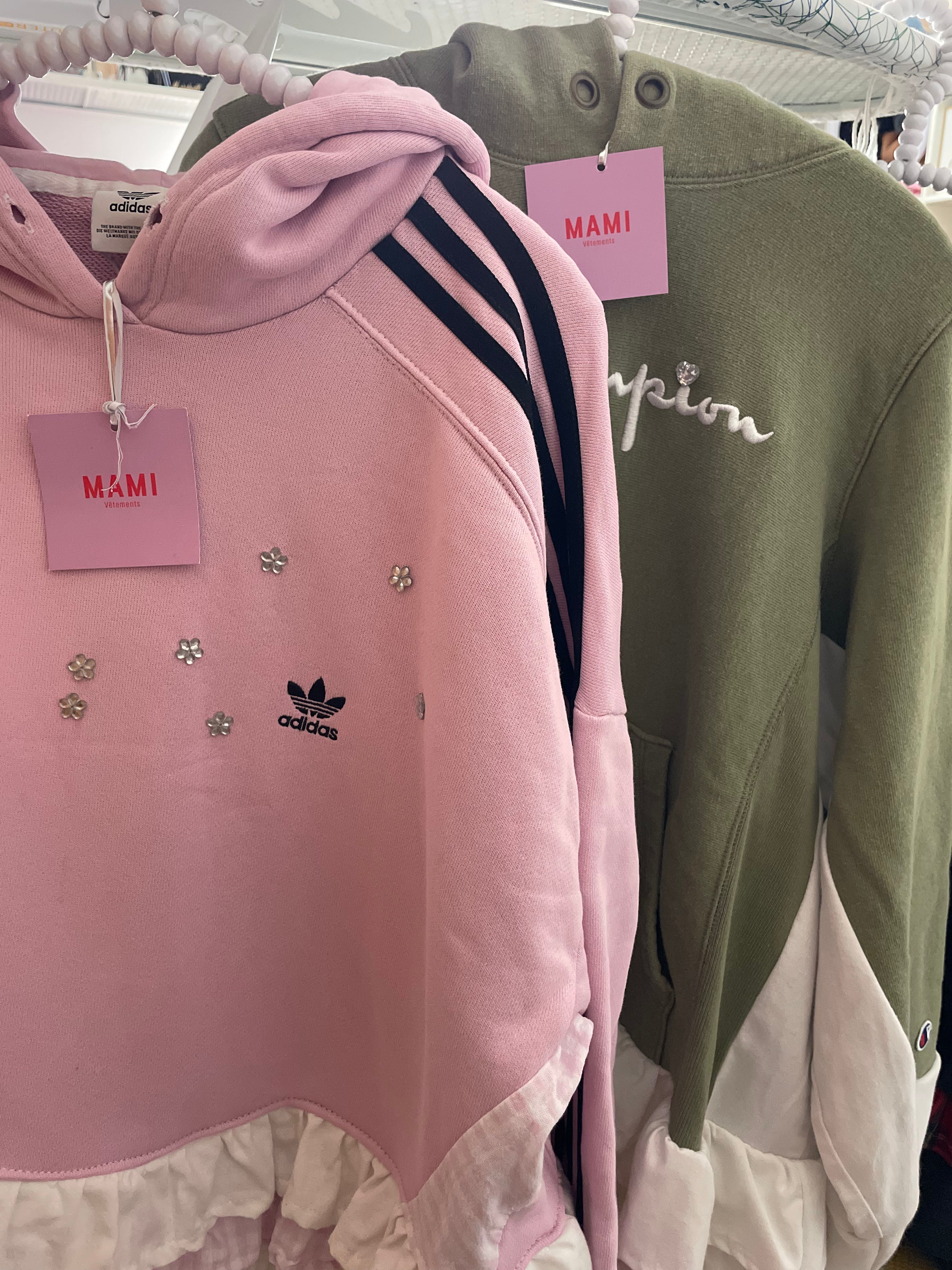 Sweat froufrous rose vichy