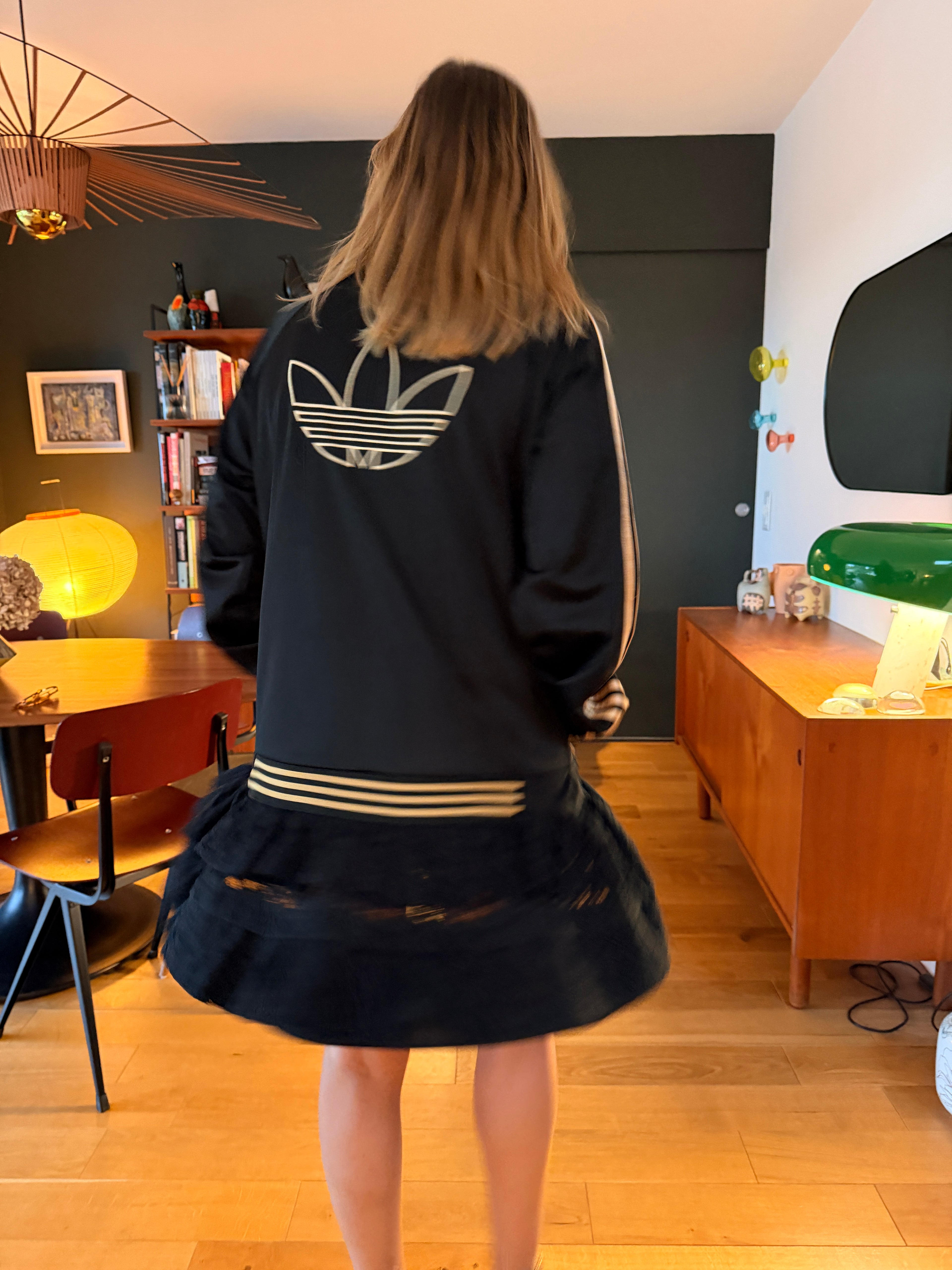 Sweat robe froufrou