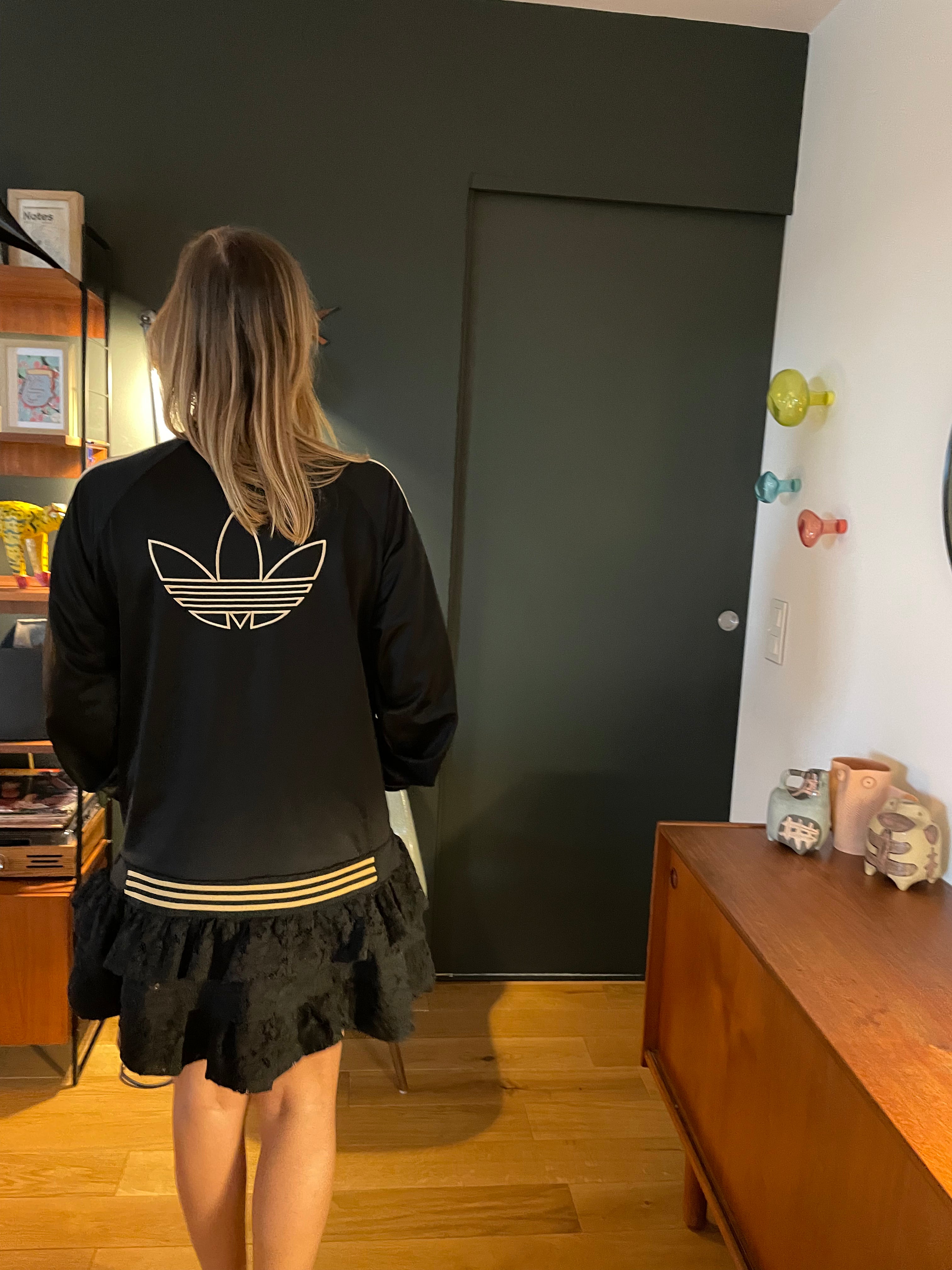 Sweat robe froufrou